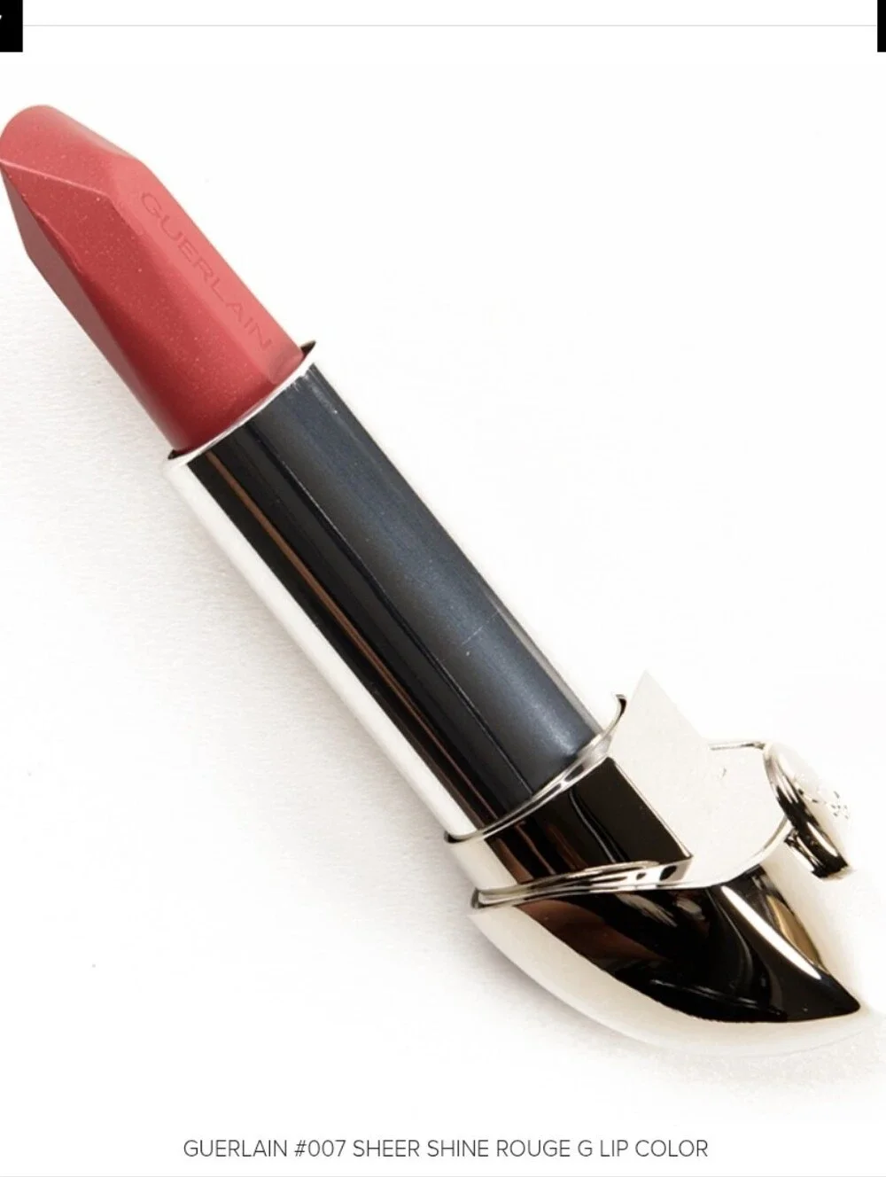Guerlain #007 light Medium Coral New Without Cap Or Tap/msrp $33
